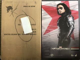 Hot Toys Mms241 Captain America The Winter Soldier 1:6 Scale Figure Minor Flaws
