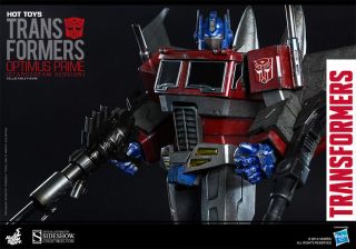 Sideshow Hot Toys 30cm Optimus Prime Starscream Version Transformer Figure TF001 2