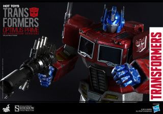 Sideshow Hot Toys 30cm Optimus Prime Starscream Version Transformer Figure TF001 3