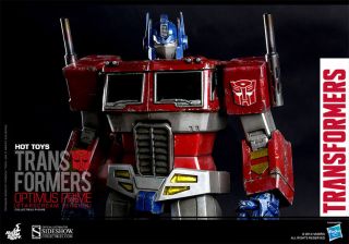 Sideshow Hot Toys 30cm Optimus Prime Starscream Version Transformer Figure TF001 4