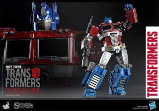 Sideshow Hot Toys 30cm Optimus Prime Starscream Version Transformer Figure TF001 5