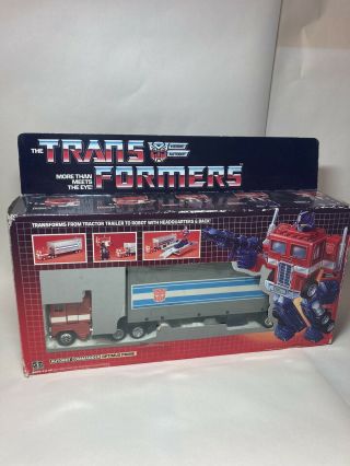 1984 Transformers G1 Optimus Prime — Complete Set;