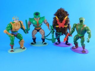 Action Figure Stands - Vintage Masters Of The Universe (motu) - He - Man (82 - 88)