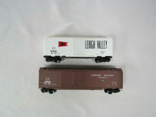 N Scale Micro Trains Line Lehigh Valley Box Cars,  40 " Standard & 50 