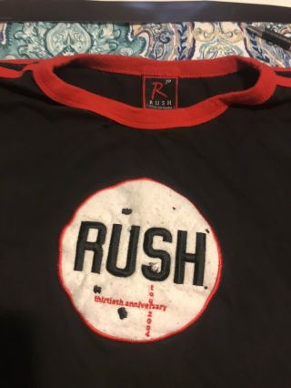 Rush Shirt Vintage X - L.  2004.  30th Anniversary Tour.  Nycs Madison Square Garden