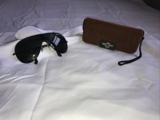 Vintage Bausch & Lomb Wings Ray Ban Sunglasses W/ Case