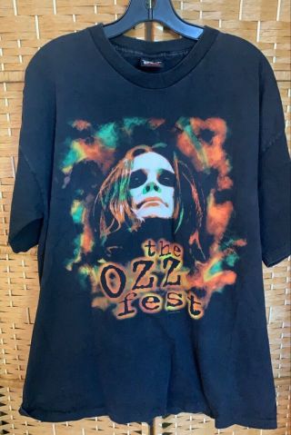1996 The Ozzfest Shirt Vintage Rare Xxl T - Shirt Slayer Danzig Sepultura