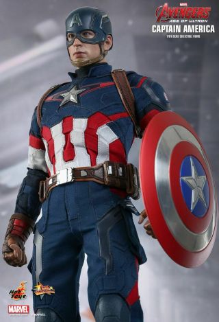Hot Toys Captain America Avengers Age Of Ultron 1/6 12 " Figure Chris Evans Usa