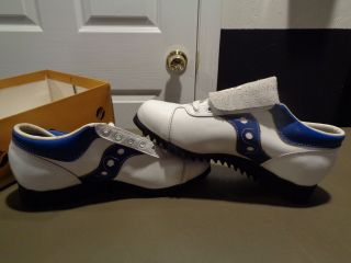 Vintage Spot - Bilt Mens Blue Classic Coach Leather Athletic Tennis Shoes Size 7