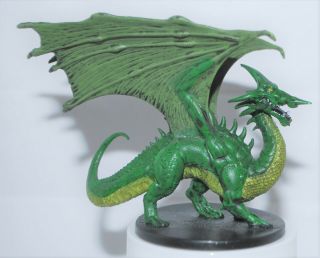 Young Green Dragon 5/5 Starter Set D&d Miniatures Nm D&d Miniatures