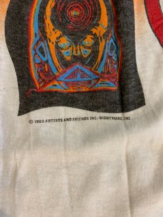 Vintage Journey Concert T - Shirt - 1983 World Tour (Size XL) 3