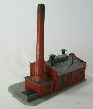 N Scale Pola Small Factory,  Built Up Kit,  Detailed