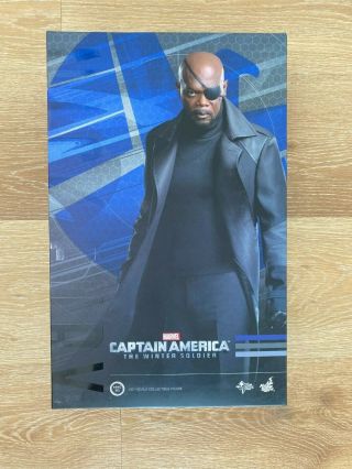 Hot Toys Nick Fury Captain America Winter Soldier Mms315 1/6 Scale