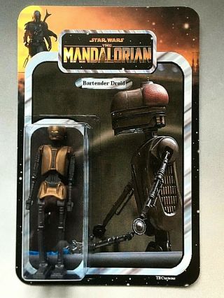Star Wars - The Mandalorian - Custom Carded Bartender Droid