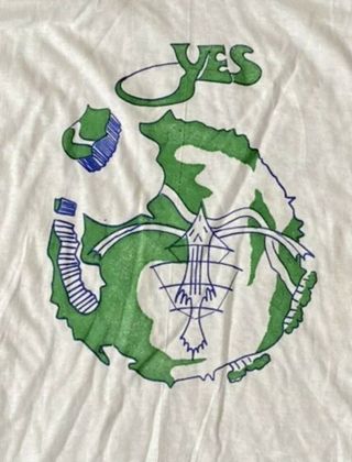 Yes Rare 1971 Vintage Tour T Shirt 70’s Tee 80’s Rock Rush Genesis Ac/dc Ozzy