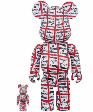 Be@rbrick Have A Good Time 100％ & 400％ Bearbrick Medicom Toy Figures 2019 Doll