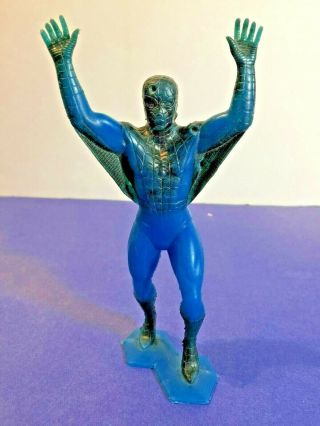 Rare Vintage 1967 Blue Spider - Man Action Figure Marvel Comics