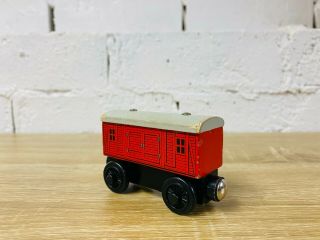 Red Baggage Cargo Car - Thomas The Tank Engine & Friends Wooden Railway Trains