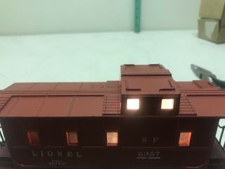 Lionel 6357 Lighted Caboose O Scale Southern Pacific Sp