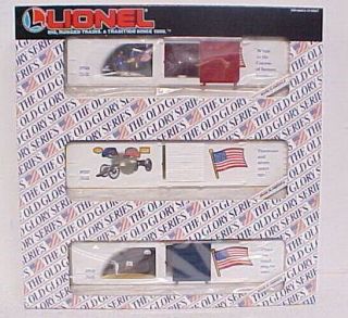Lionel 6 - 19599 Old Glory Series Set Of 3 Boxcars Ex