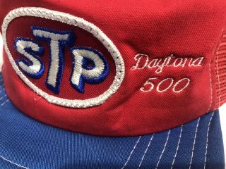 Vintage 1980’s STP Daytona 500 VIP Guest Snapback Mesh Truckers Hat Never Worn 2