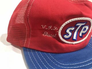 Vintage 1980’s STP Daytona 500 VIP Guest Snapback Mesh Truckers Hat Never Worn 3