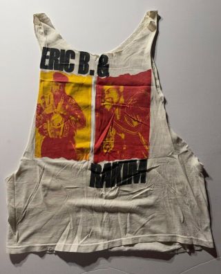 Eric B And Rakim Vintage T - Shirt Hip Hop Rap 80 