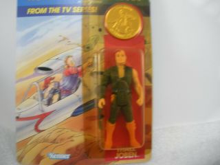 Rare Vintage Star Wars 1985 Kenner THALL JOBEN DROIDS Figure with Coin 3