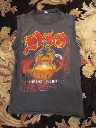 Vintage Dio The Last In Line Tour Concert Tshirt 1984.  San Fran Medium
