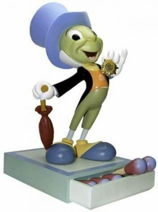 Master Replicas Disney Showcase Jiminy Cricket Character Statue Ships From U.  S.