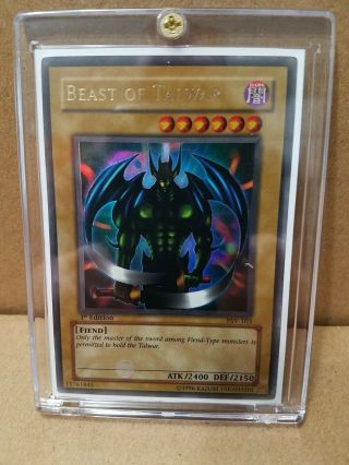 Yugioh Beast Of Talware 1st Edition Psv - 103 Rare Nm/mint In Holder Np