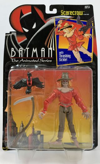 Vtg 1993 Kenner Batman The Animated Series Scarecrow Action Figure