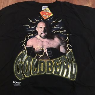 Goldberg Wcw Wrestling T Shirt Xxxl 3xl 90s Rare 98 Wwf Vintage Vtg Nwt