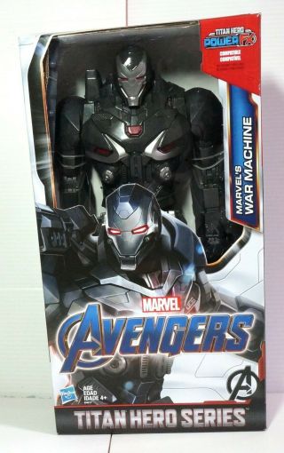Hasbro Marvel Avengers Titan Hero Series Power Fx 12 " War Machine Figure Toy