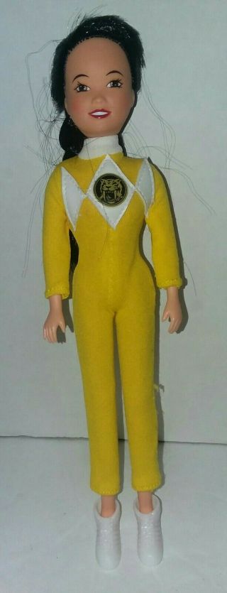 Vintage Mighty Morphin Power Ranger Girls Aisha The Yellow Ranger Doll1995 C7