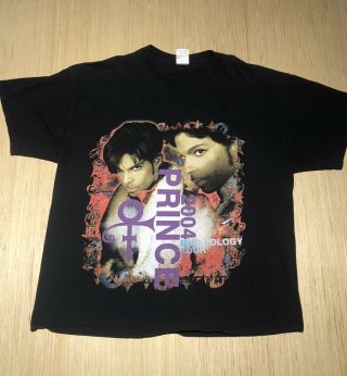 Vintage Prince 2004 Musicology Tour Black Graphic Concert Shirt Xl