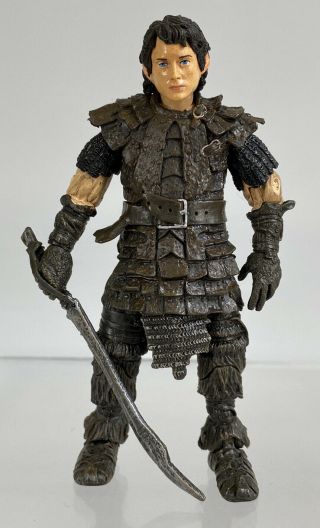 Lord Of The Rings Frodo Baggins Goblin Disguise Armor 4” Figure Sword Lotr Rotk