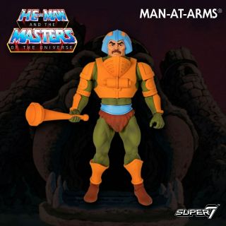 Motu 7 Club Grayskull Filmation Wave 1 Man - At - Arms Complete