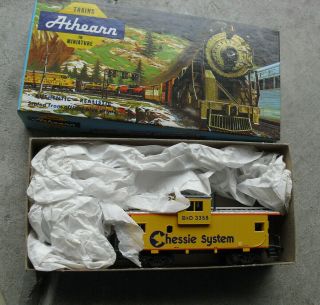Vintage Athearn Ho Scale Chessie System Wv Caboose Car 5369