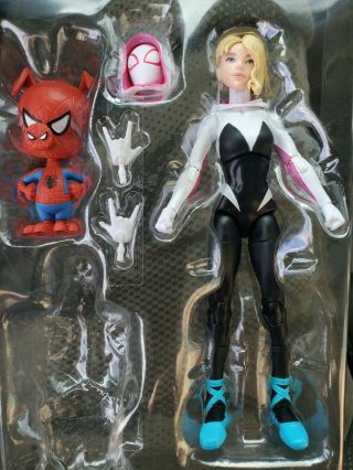 Marvel Legends Gwen Stacy Spider Ham Into The Spider Verse Wave No Stilt Man Baf