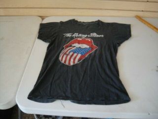 Vintage Rolling Stones 1981 North American Tour T - Shirt True