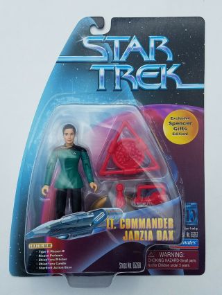 1997 Star Trek Lt.  Commander Jadzia Dax Spencer Gifts Edition Green Uniform