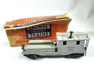 1950s Lionel Electric Trains Vintage O Scale 6419 Delaware Lackawanna Caboose
