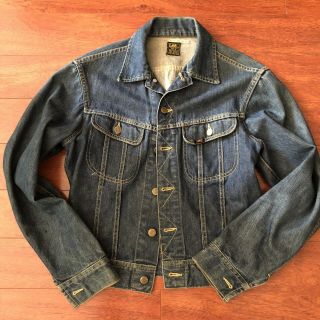 1960’s Era Lee 101 - J Denim Jacket Vintage 36r Made In Usa