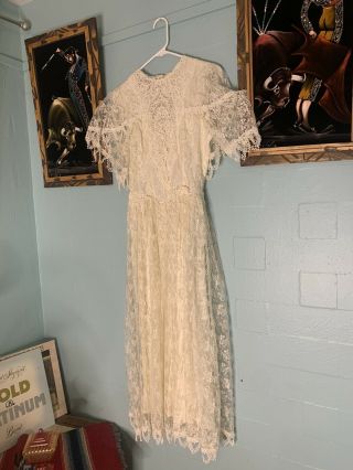 Vintage Jessica Mcclintock Gunne Sax Dress 80s Bridal