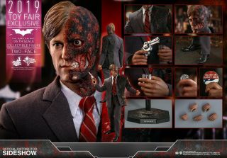 Hot Toys Batman The Dark Knight Two - Face Toy Fair Exclusive Sixth Scale Figure