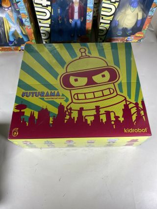 Kidrobot Futurama Series 1 Case Very Rare Blind Box Fry Bender Leela