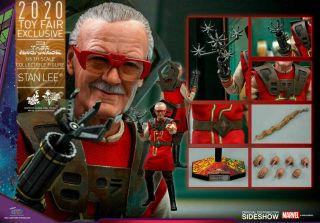 Hot Toys Stan Lee Mms 570 Thor Ragnarok 2020 Toy Fair Sideshow Exclusive 906326