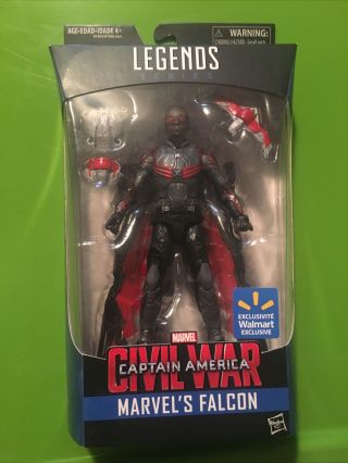Marvel Legends Falcon (sam Wilson) Walmart Exclusive Captain America Civil War