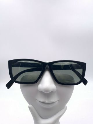 Vintage Cool Ray Polaroid Cari Michelle Black Oval Sunglasses Frames